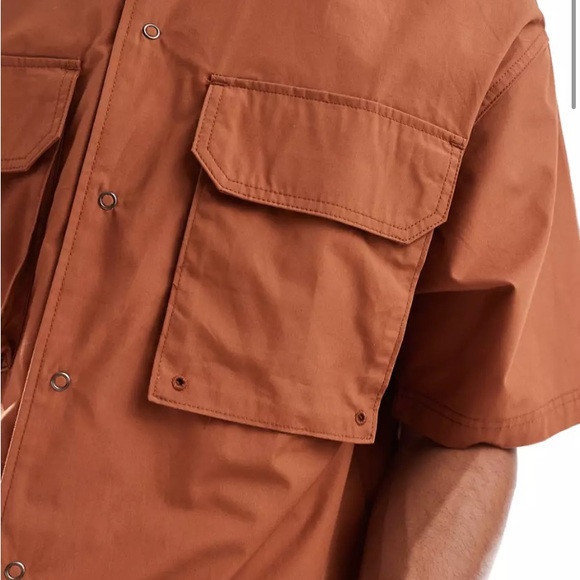 New Dickies 100% Cotton Flap-Pocket Shirt size M with tags BritishTan⭐️⭐️⭐️⭐️ - Picture 4 of 17